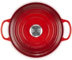 Le Creuset - Gietijzeren - Lage Braadpan - 24cm - Kersenrood -Kookpot Serie Winkel 1200x998 2