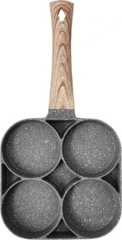 Alora 4-Delige Pannenkoekenpan - Pannenkoeken Maker - Cakemaker - Omeletpan - Omeletmaker - Eierpan - Koekjes Maker - 4-in-1 Pannenset -Kookpot Serie Winkel 611x1200