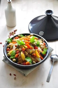 Emile Henry Tajine - Ø32 Cm - Fusain -Kookpot Serie Winkel 796x1200