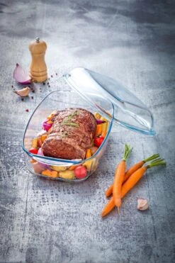 Pyrex - Essentials Schaal Rechthoek Met Deksel 6,5 Liter - Transparant -Kookpot Serie Winkel 800x1200 41