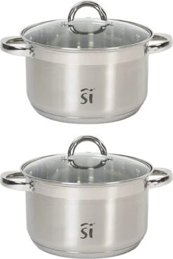 Luxe Kleine RVS Kookpan/pan Loa Met Glazen Deksel 20 Cm 3,9 Liter - Kookpannen/sauspannetje - Koken - Keukengerei 7 Luxe Kleine RVS Kookpan/pan Loa Met Glazen Deksel 20 Cm 3,9 Liter - Kookpannen/sauspannetje - Koken - Keukengerei -Kookpot Serie Winkel 802x1200
