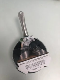 Excellent Houseware Steelpan -18 Cm - Zilver -Kookpot Serie Winkel 900x1200 34