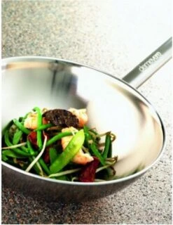 Demeyere Wok - Ø 30 Cm - Vlakke Bodem 16 Demeyere Wok - Ø 30 Cm - Vlakke Bodem -Kookpot Serie Winkel 925x1200